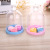 Transparent Dust Cover Works Cover Candy Toy DIY Clay Soft Pottery Handmade Girl Heart Cake Holder Environmentally Friendly and Harmless