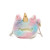 2019 New Fall and Winter Creative Children's Rainbow Unicorn Messenger Bag Plush Bag Crossbody Coin Purse Wholesale