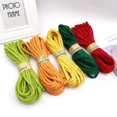 Wholesale Manila Rope Color Primary Color 3 Stranded Rope 6mm Manila Rope 10 M DIY Handmade Young