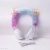 Fashion Color Music Headset Children Cute Cartoon Cat Ear Headset Wired Earphone