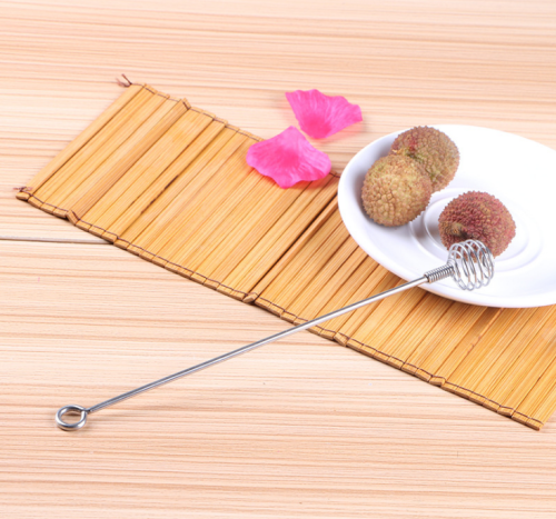 stainless steel honey stir stick stirrer juice bar mini egg beater multifunction agitator