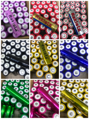 Rakieta Lithium Battery 18650# Multi-Color High Capacity Best-Selling Product