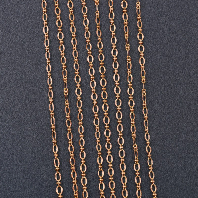 Xingbo Fashion Alloy O-Ring Chain Non-Fading Jewelry Chain Accessories Handmade DIY Bracelet Necklace Material
