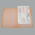 Foreign Trade Hot-Selling New Arrival PVC File Folder Slipcover Soft Check Holder Ticket Clips White Stationery Factory Wholesale