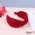 2020 Autumn and Winter New Korean Dongdaemun Same Product Satin Fashionable Wide Headband Hair Accessories Multi-Color Optional