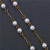 Pearl Beaded Chain DIY Handmade Material Kit Ear Studs Earrings Bracelet Anklet Accessories