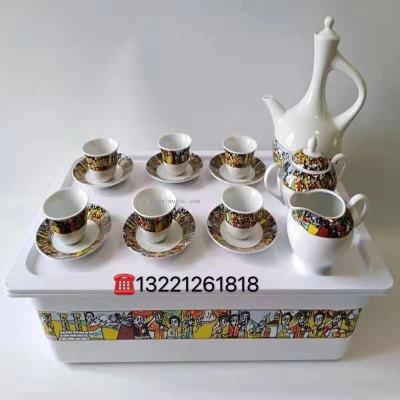 Multi-Head Cup Pot Dish Set, Ceramic