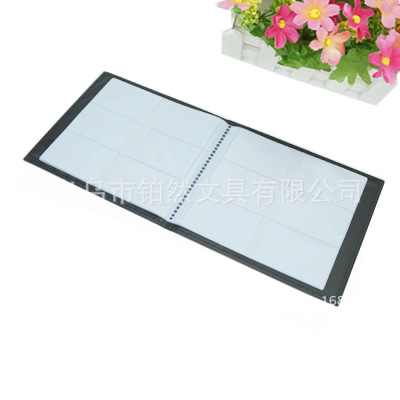 Factory Customized Advertising Promotion Business Card Album Business Card Holder Business Card Book 6 Pages Per Page 20 Pages