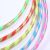 Factory Direct Sales 2.4cm Color Reflective Hula Hoop Plastic Tube Material Weight Loss Fitness Thin Sports Sports Equipment
