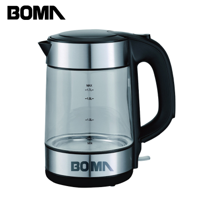 Boma Brand 1.7L Household Electric Kettle Automatic Power off Drop-Proof and Hot-Proof CE Certification