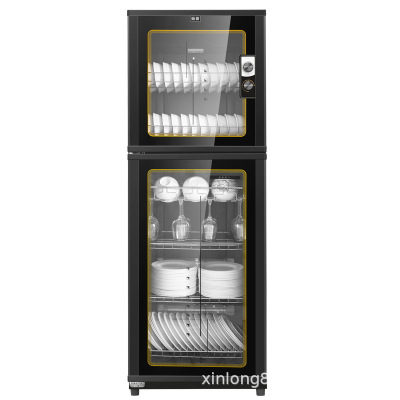 Kitchen Wine Tea Cup Sterilized Cupboard Large Capacity Cleaning Cabinet Double Door Medium Temperature Cupboard