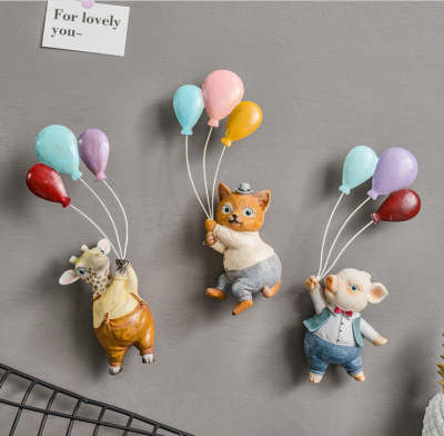 Creative Children's Bedroom Background Wall Decorations Wall Decoration Cake Shop Milk Tea Shop Wall Cartoon Unique Animal Hanging Painting