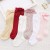 Factory Direct Sales Spanish Moving Ring Hole Socks Children Loose Mouth Baby Baby Stockings Bow 6 Colors