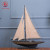 Simulation Ship American Sailboat Log Hand Painting Crafts Decoration Single Mast Sailboat Living Room Decoration Wholesale
