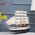 Simulation Sailboat Model Home Decoration Log Hand-Assembled Sailboat Decorative Crafts Decoration Painted Gift