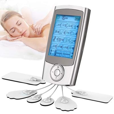 16 Modes English Rechargeable Mini Pulse Massager Multifunctional Digital Meridian Physiotherapy Instrument Outlet