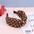 Shiqi Ornament Spot Supply Two-Color Dot Pattern European and American Style Popular All-Matching Hair Band Wide Brim Hair Band Headband
