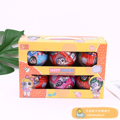 New Blind Box Ball Princess Blind Box Little Girl Toy Ball Surprise Doll Guess Egg Children