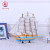 New Product Creative Simulation Ship Model a Variety of Mediterranean Sailing Boat 27cm Handmade Boat Crafts Decoration Cake Ornaments