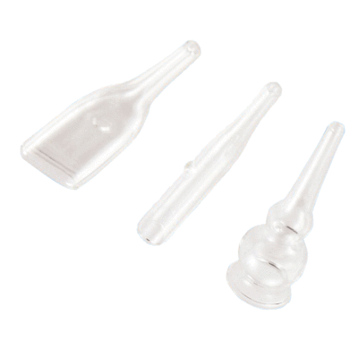 Blackhead Suction Beauty Instrument Blackhead Instrument Glass Tube Blackhead Removal Device Glass Tube 3 Pieces a Set