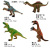 Amazon Hot Cross-Border Solid Dinosaur Toy Set Animal Model Plastic Tyrannosaurus Children Model Toy
