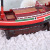 Chinese Famous Ship Green Eyebrow Sailing Simulation Model 53cm Crafts Home Marine Theme Ornaments Wholesale