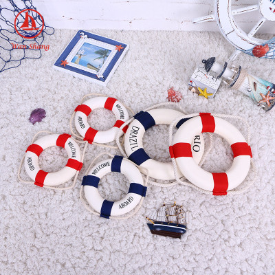 Swimming Ring 20cm Wall Decorations Life Buoy Mediterranean Wall Hanging Bar Ornaments Window Decoration Wholesale
