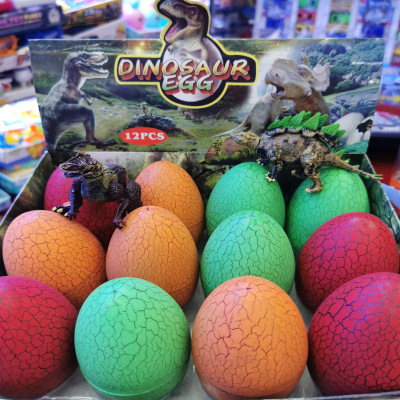 Stall Hot Sale Three-Dimensional Tyrannosaurus Dinosaur Model Assembled Crack Dinosaur Egg Puzzle Boy and Children's Toy Wholesale