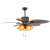 Ceiling Fan American Country Dining RoomLiving Room Ceiling Fan Household Ceiling FanStyle Ceiling Lamp Retro Fan Light