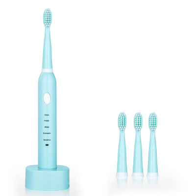 New Electric Waterproof SoftBristle Toothbrush USB Charging Sonic Vibration FiveSpeed Adult Toothbrush