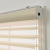Triple Shade Shading Environmental Protection Office Bedroom Soft Gauze Curtain Hand Pull Lifting Louver Curtain Manufacturer