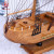 Wooden Craftwork 80cm Sailing Boat Model Mediterranean Style Handmade Decoration Shipping Craft Decoration Wholesale