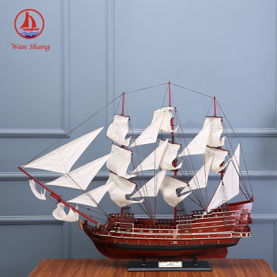 Currently Available European Sailboat Handmade Crafts Simulation Sailboat Decoration Office Decoration Sailboat Factory Wholesale