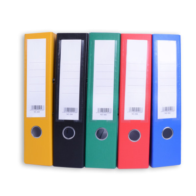 75mm Back Width Color A4 Office Folder Pp Lever Arch File FC File Storage Folder File Binder Loose-Leaf Binder