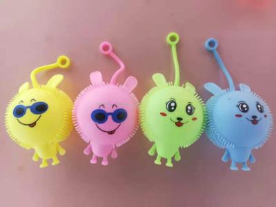 New Toy Wholesale Factory Direct Sales Luminous Cute Macaron Color Rabbit Flash Toy