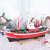 Creative 60cm Sailing Model Decoration Handmade Mediterranean Style Fishing Boat Crafts Decoration Factory Wholesale