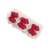 Lamb Hair Barrettes Red Bow on the Run Princess BB Clip Sweet Cute Fluffy Autumn and Winter Hair Accessories for Women