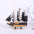 24cm Pirate Ship Sailing Boat in the Sea Style Decoration Creative Ship Model Crafts Wooden Boat Ornaments Wholesale