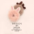 Maruko Ring Girl Cute Rabbit Head Red Tied-up Hair Headdress Band Plush Korean Mesh Hair Rope Super Cute Fur Antlers