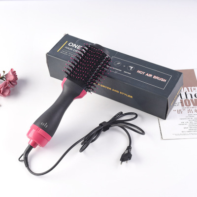 WarmAir Comb Negative Ion Blowing Combs Hair Curler Does Not Hurt by the TwoinOne Straight Comb Hairdryer