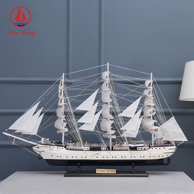 New White Sailing Boat Simulation Finland Swan Model Handmade Crafts Decoration Office Decoration Can Be Customized