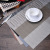 PVC Table Mat Striped High Temperature Resistant Environmental Protection Material Non-Slip Heatproof Household Kitchen Utensils One Product Dropshipping