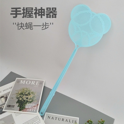 M37-304 Plastic Fly Swatter Mosquito Swatter Durable Mesh Long Handle Manual Fly Swatter Flies Mosquito Swatter