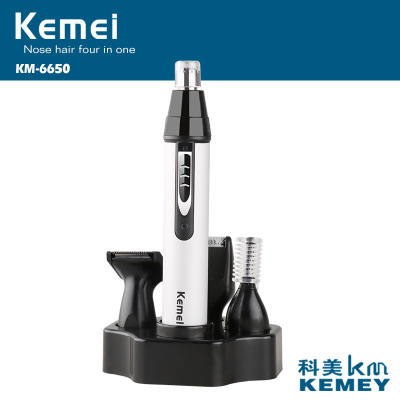 beard shaver Comei KM-6650 Electric Nose Hair Trimmer 4-in-1 Nose Hair Cleaner Wholesale