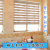 Louver Curtain Waterproof Room Darkening Roller Shade Living Room Bathroom Lifting Bathroom Kitchen Oil-Proof Punch-Free Modern Chinese Style