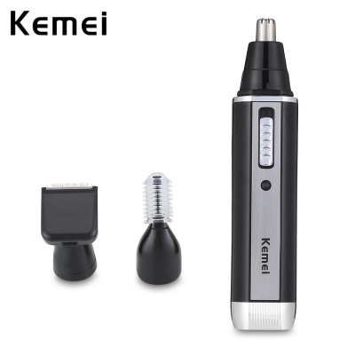 KM6631 Electric Nose Hair Trimmer Whole 3in1 Rechargeable Nose Hair Trimmer European Standard Black European Standard