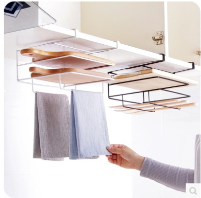 Multifunctional Wall Mount Chopping Board Rack Cabinet Chopping Board Rack Storage Rack Kitchen Hanging Chopping Board Rack Iron Storage Rack