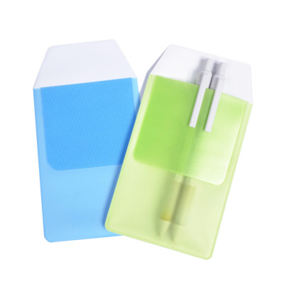 Wholesale Customized Doctor Nurse Pocket Leak-Proof Ink Pen Bag PVC Non-Slip Plug Pen Sleeve Frosted Leak-Proof Protective Cover