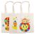 Children's DIY Green Blank Color Filling Graffiti Bag Father's Day Handmade Ingredients Coloring Drawing Canvas Bag