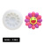 DIY Baking Tool Circular SUNFLOWER Fondant Cake Decoration Chocolate Ultra-Light Brickearth Silicone Mold